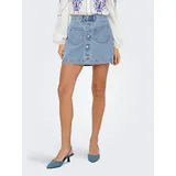 Only Jeansrock ONLAMAZING HW SKIRT TAI DNM NOOS blau XS