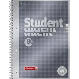 Brunnen Collegeblock Premium Student 28 kariert DIN A4 mit Randlinie (innen und außen), 5 St.