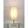 Trango 2022-5W Design Plissee Tischleuchte in Eckig Chromfuß *CANNES* Tischlampe inkl. 1x 5 Watt E27 LED Leuchtmittel, Wohnzimmer Fenster Lampe, Nachttischlampe H: 43cm, Schreibtischleuchte, Leselampe