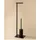 Cosmic Essentials Stand-Toilettenbürstenhalter WJC292A0097036 mit Rollenhalter, 135 x 150 x 855 mm, schwarz matt