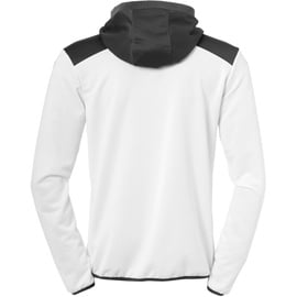 Kempa Emotion 2.0 1/4-Zip Hoodie weiß/anthrazit L