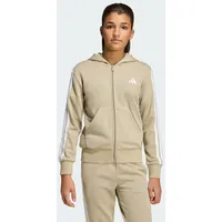 adidas Essentials Full Zip Hoodie Herren Wonder Cargo/White S