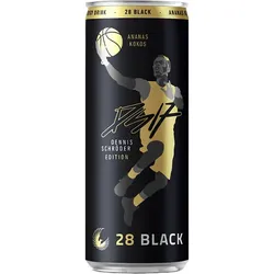 28 Black Ananas-Kokos "Dennis Schröder Edition" Energy Drink 24x0,25L