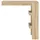 vidaXL Wand-Bartisch 102 x 45 x 103,5 cm Braun