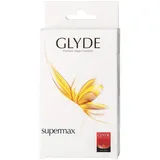 GLYDE Supermax 10 Kingsize Condome, vegan, 60mm Breite