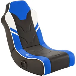 Xrocker X Rocker Shadow 2.0 Audio Floor Rocker Gaming Bodensessel - Blau