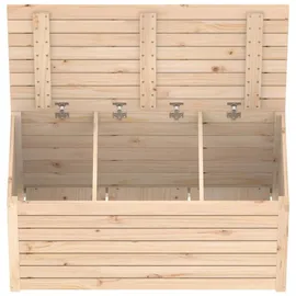 vidaXL Gartenbox 101x50,5x46,5 cm Massivholz Kiefer