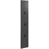DIETER KNOLL Garderobenpaneel Anthrazit, Holzwerkstoff, 25x135x6 cm, Aufhängemöglichkeit, Garderobe, Garderobenpaneele, Garderobenpaneele
