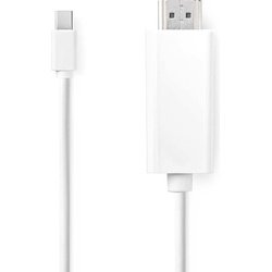 Nedis Mini Displayport-Kabel DisplayPort 1.2 Mini DisplayPort Stecker HDMITM Stecker 21.6 Gbp (2 m), Video Kabel