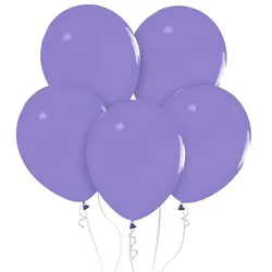 Ballon 30 cm 10 Stück - pastell lila