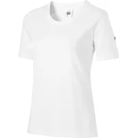 BP 1715-234-21-XL T-Shirt für Frauen, 1/2 Ärmel, Rundhals, Länge 62 cm, 170,00 g/m2 Baumwolle mit Stretch, weiß, XL