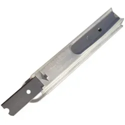 UNGER Oberflächenschaber Klingen RB100 , 1 Karton = 10 Packungen à 10 Stück, Breite: 10 cm