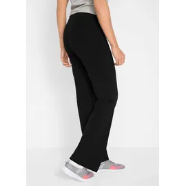 bonprix Sporthose Bootcut Schwarz L
