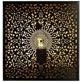 Marrakesch Orient & Mediterran Interior 2er Set Wandleuchte Yakin Silber H 27 cm - Orientalisch & Handgefertigt
