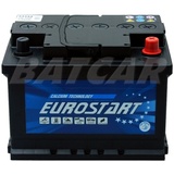 Eurostart 55 Ah Autobatterie Starterbatterie ersetzt 50 52 52 Ah