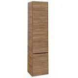 Villeroy & Boch Subway 3.0 Hochschrank C58601RH 40x171x36,2cm, Schanier links/Griff Volcano black, kansas oak