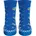 Jungen Unisex Kinder Hüttenschuh Kniestrümpfe blau-Sterne 17/18 EU