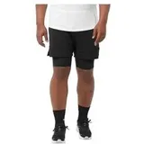 Salomon sense aero 2 in 1 shorts schwarz herren - M