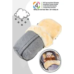 Fellhof Kinderwagenfellsack Cortina Filz / Lammfell-Fußsack
