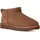UGG Australia UGG W CLASSIC Ultra Mini Lederstiefeletten Braun 38 Wohnung, Keine, Lässig