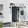 [en.casa] Vordach Mellerud 120 x 80 cm schwarz/transparent