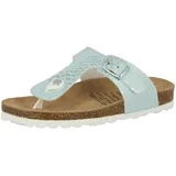 LICO Bioline Stone Kids Mädchen Niedrige Hausschuhe, Türkis, 34 blau, Synthetik, Schuhe