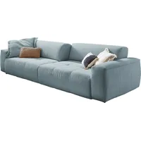 Candy 3C Candy Big-Sofa »Yoshy«, Zwei Sitztiefen durch verstellbare Rückenlehne, Bezug in Cord, blau