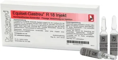 EQUISET Gastreu R 18 Injekt Ampullen 10X2 ml Ampullen