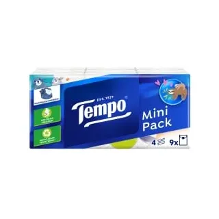 Tempo Taschentücher Mini Pack (9x5 St)