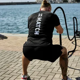 Matchu Sports Battle Rope Schwarz