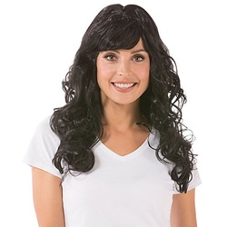Lockenperücke "Lilly", schwarz