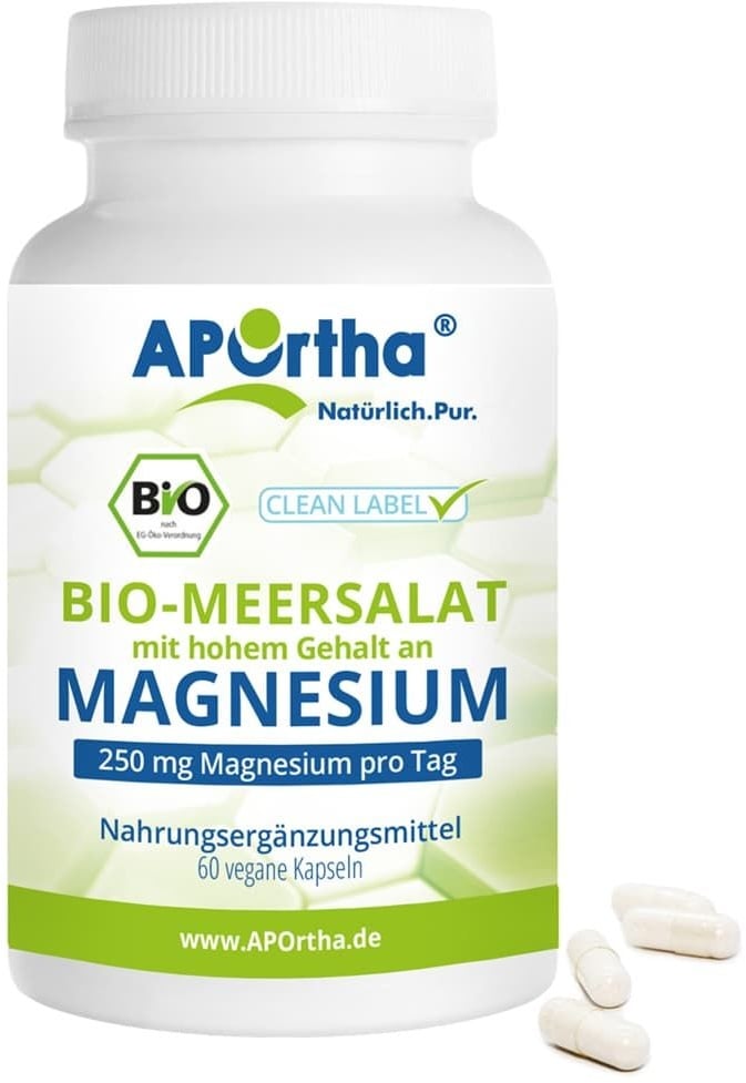 APOrtha® Bio-Meersalat mit einem hohem Gehalt an Magnesium - Kapseln 60 St