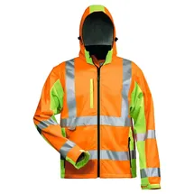 Elysee Warnschutz-Softshelljacke HOSS, Orange/Gelb - L