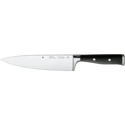 Kochmesser WMF "Grand Class", grau (edelstahl), Gesamtlänge 35,00cm Klingenlänge 20,00cm, Spezialklingenstahl, Kochmesser, langanhaltende Schärfe, handgeschmiedeter Spezialklingenstahl