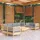 vidaXL Garten-Lounge-Set 9-tlg. grau