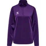 hummel Core XK 1/2-Zip Sweatshirt Damen acai/white XS