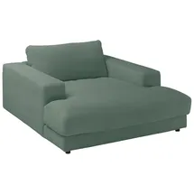 KAWOLA Relaxsessel MADELINE Cord 150 x 86 x 170 cm Grün