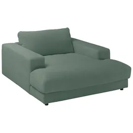 KAWOLA Relaxsessel MADELINE Cord 150 x 86 x 170 cm Grün