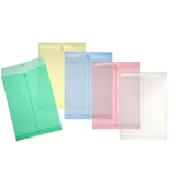 FolderSys Dokumententaschen DIN A4 farbsortiert glatt 0,20 mm