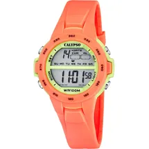 Calypso K5850/4 10 mm Digital Orange Silikonarmband Orange
