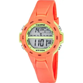 Calypso K5850/4 10 mm Digital Orange Silikonarmband Orange