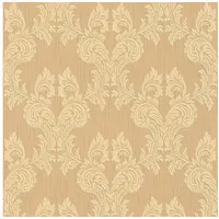 Profhome Textiloptik Tapete Barock 0,53 m x 10 m 5,33 m2 Orange