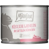 MjAMjAM köstliche Garnelen an saftigem Hühnchen Katzenfutter nass