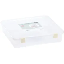 Vaessen Creative Aufbewahrungsbox 35,6 x 37,5 x 8,6 cm 1-tlg. transparent/weiß