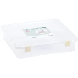 Vaessen Creative Aufbewahrungsbox 35,6 x 37,5 x 8,6 cm 1-tlg. transparent/weiß