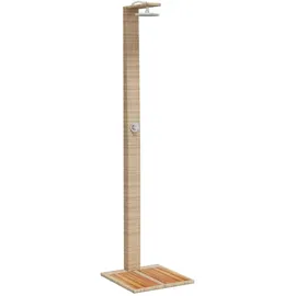 vidaXL Gartendusche schwarz 50x55x224 cm