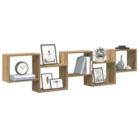 VidaXL Würfelregal 5 Fächer 1-tlg. Braun