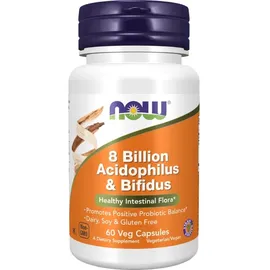 NOW Foods 8 Billion Acidophilus & Bifidus Kapseln 60 St.