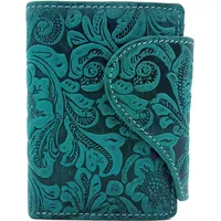 Jockey Club Damen Geldbörse mit RFID-Blocker petrol