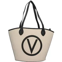 Valentino Covent Shopper Baumwolle Naturale/Nero